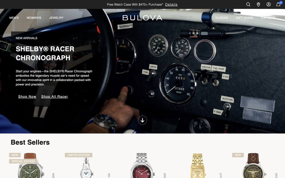 Bulova website