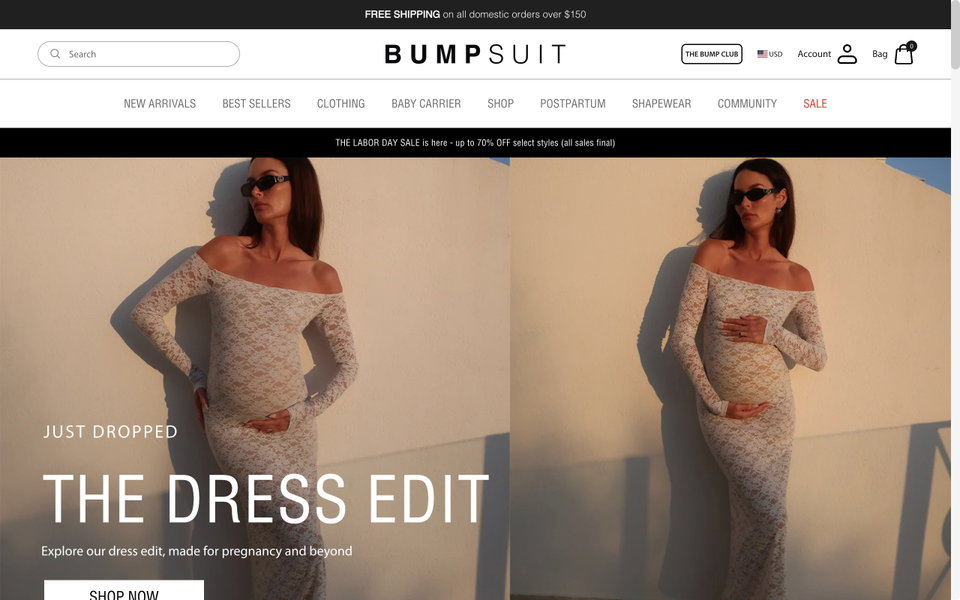 Bumpsuit website