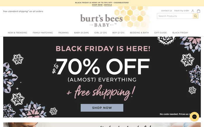 Burt's Bees Baby screenshot