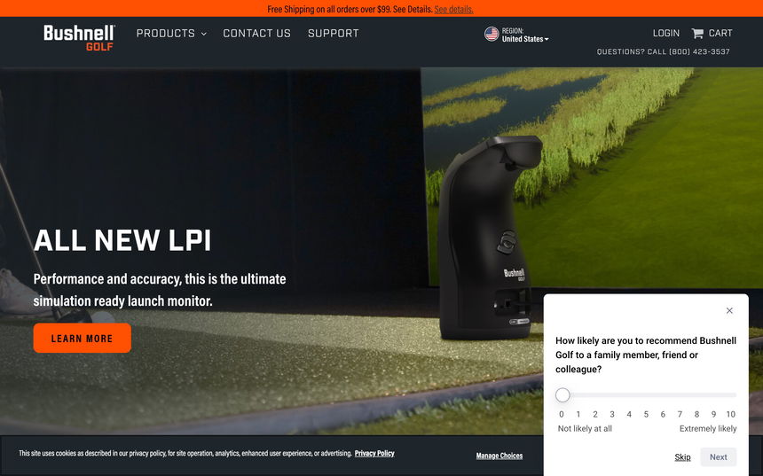 Bushnell Golf on Shomp