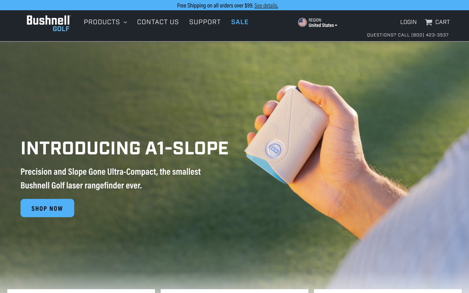 Bushnell Golf website