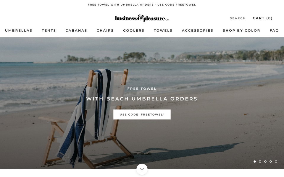 Business & Pleasure Co website