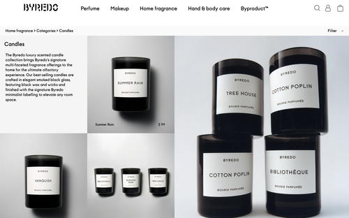 BYREDO website screenshot