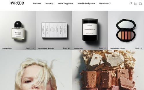 BYREDO website screenshot