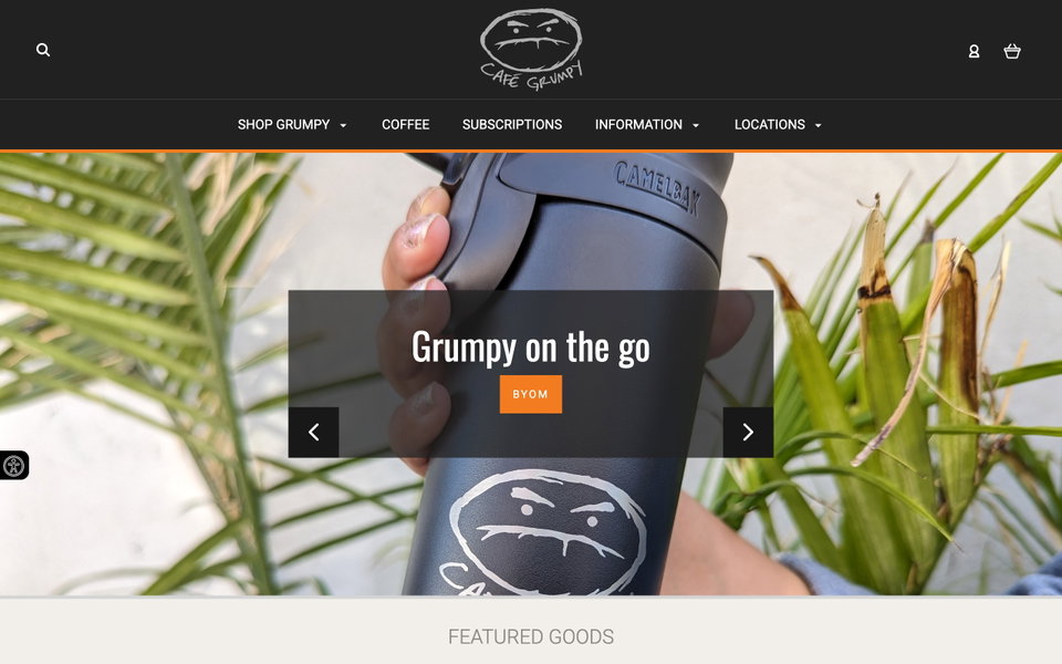 Cafe Grumpy website