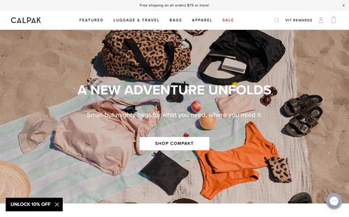 CALPAK website screenshot