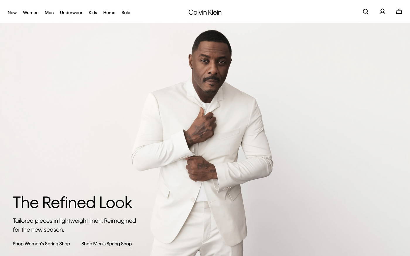 Calvin Klein screenshot