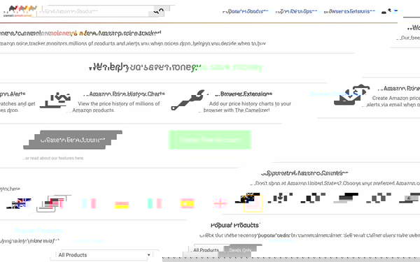 camelcamelcamel.com screenshot