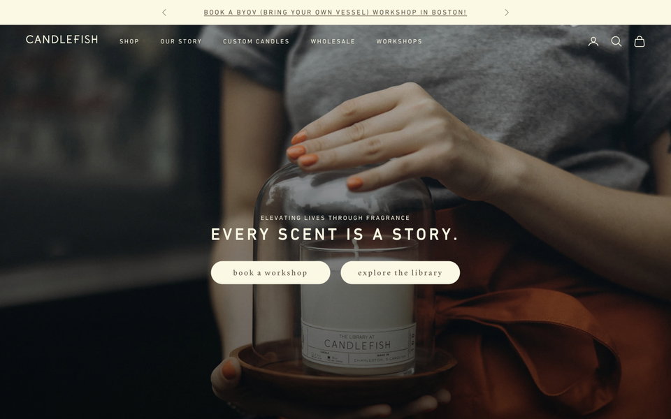 Candlefish website