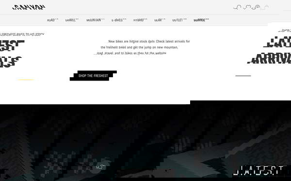 Canyon Bicycles screenshot