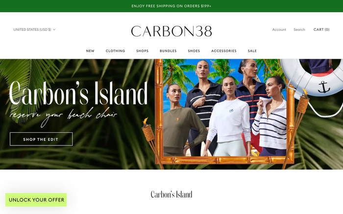 Carbon38 screenshot