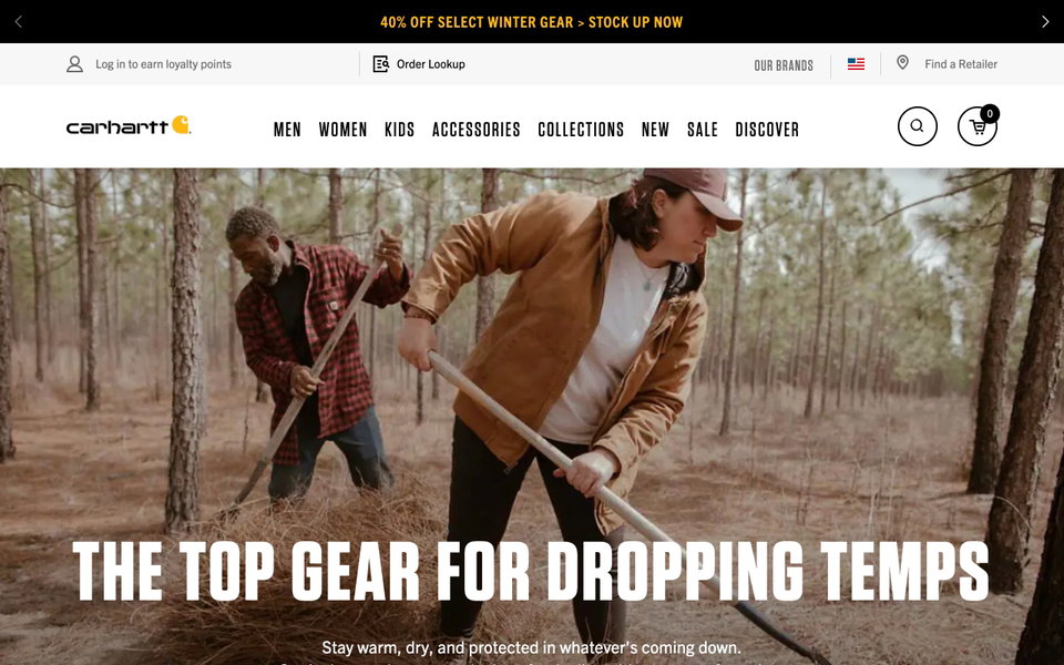 Carhartt website