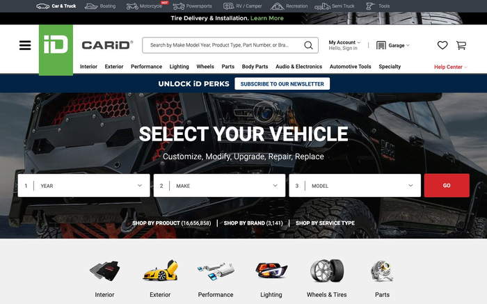 CARiD screenshot
