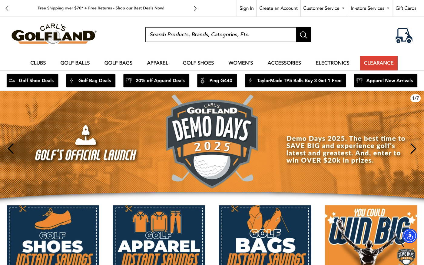 Carl's Golfland screenshot