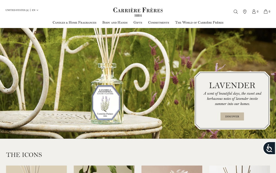 Carrière Frères website