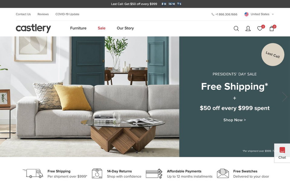 Castlery website