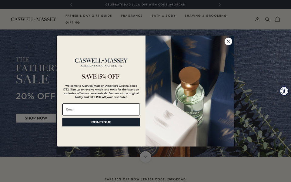 Caswell-Massey website