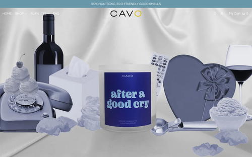CAVO website screenshot
