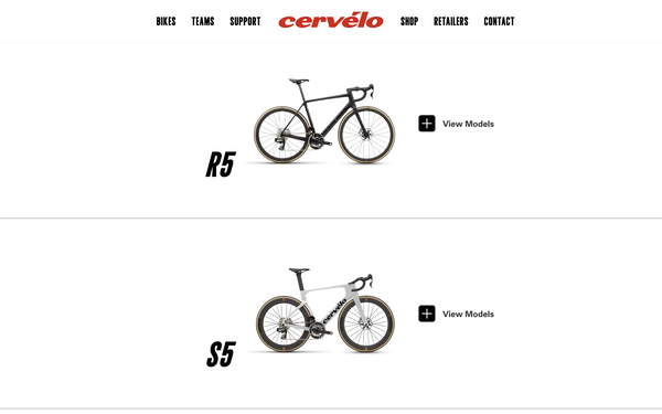 Cervélo Cycles screenshot