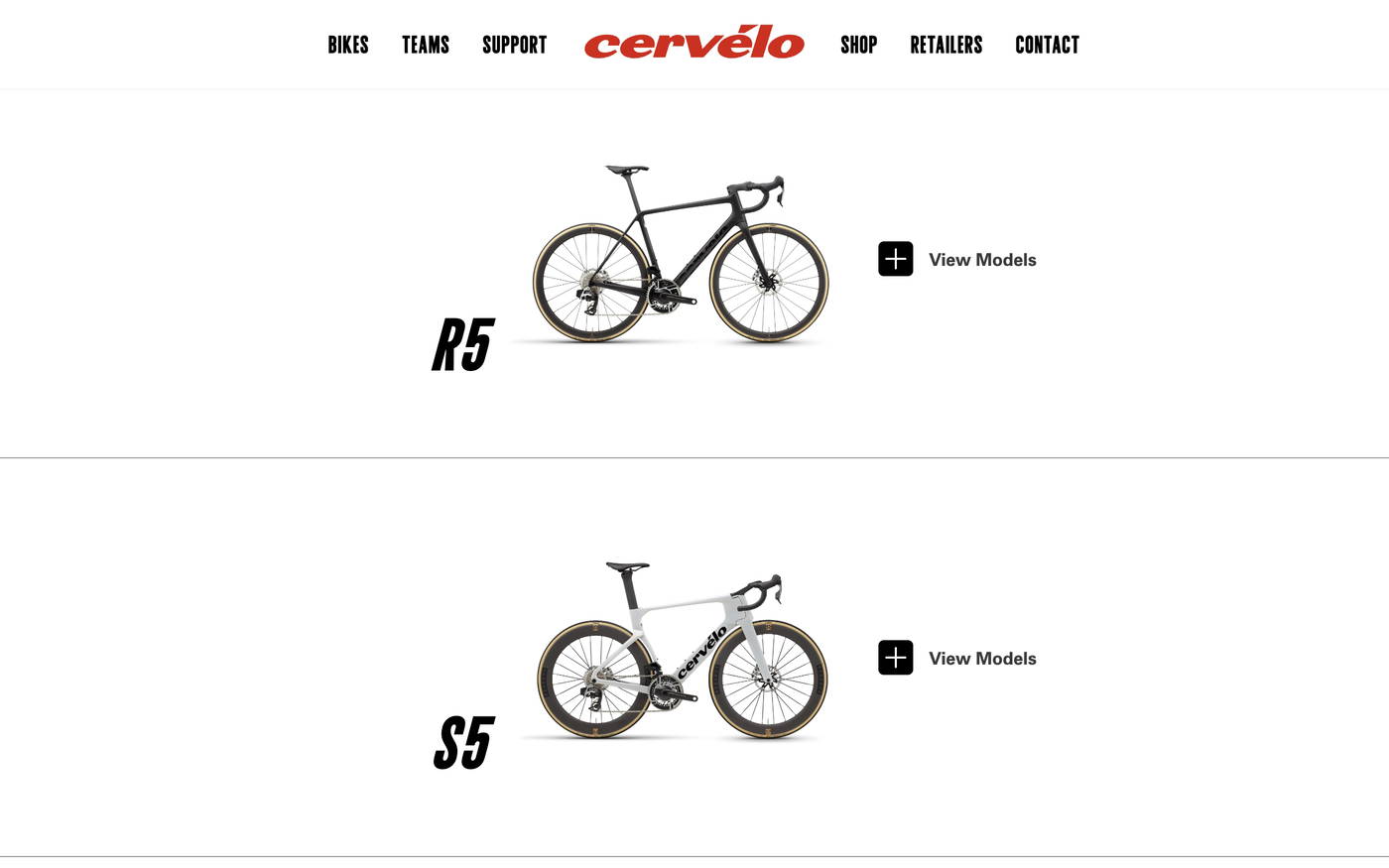 Cervélo Cycles screenshot