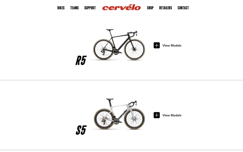 Cervélo Cycles website