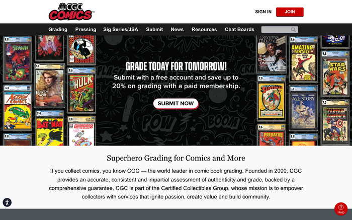 CGC Comics screenshot