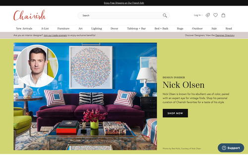 Chairish website screenshot