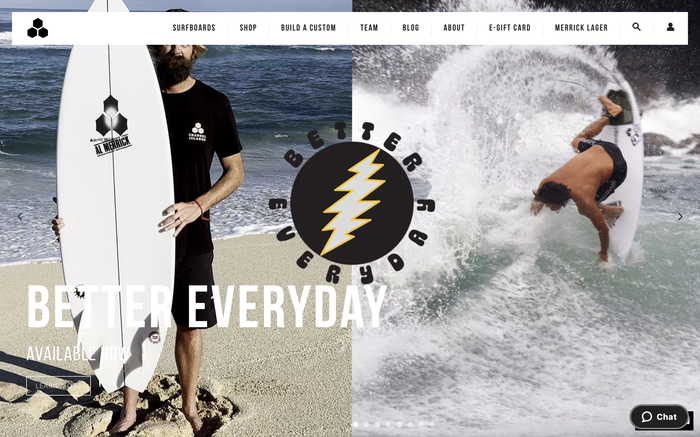 Channel Islands Surfboards screenshot