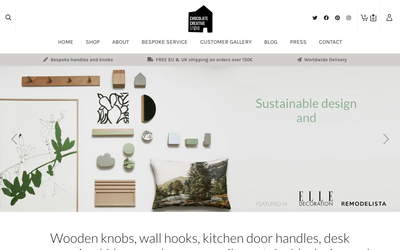 chocolate creative design screenshot