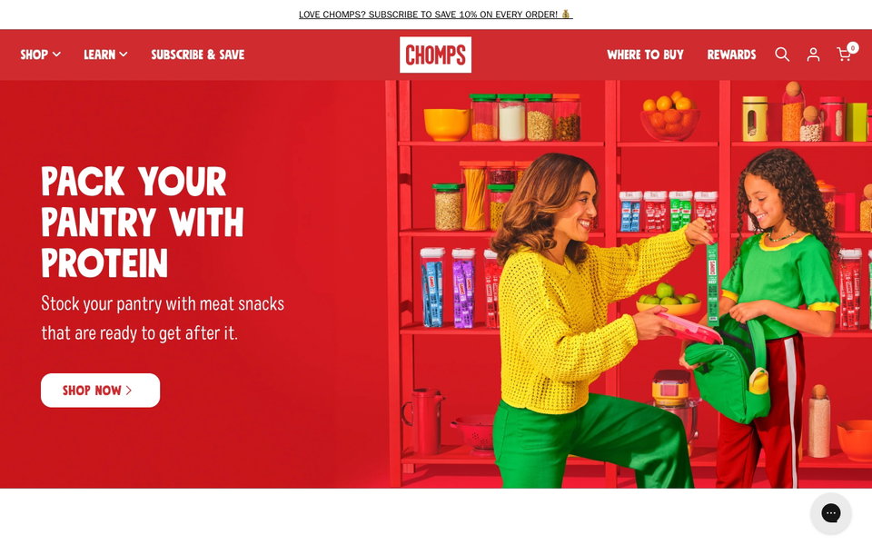 Chomps website