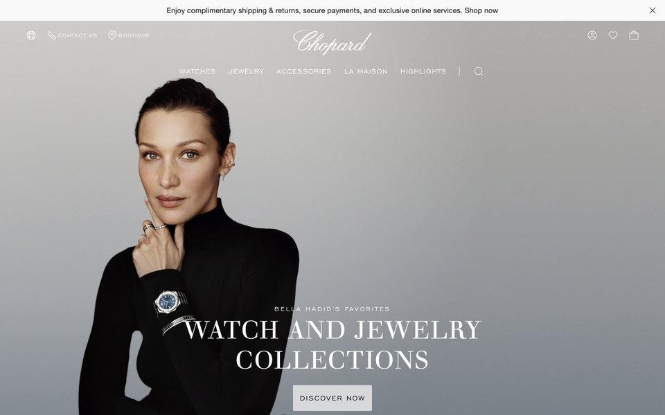 Chopard website