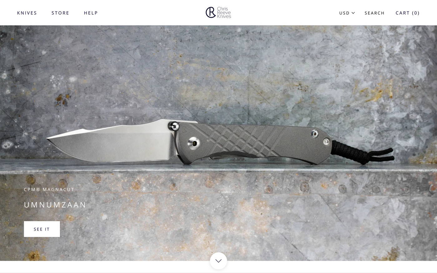 Chris Reeve Knives screenshot