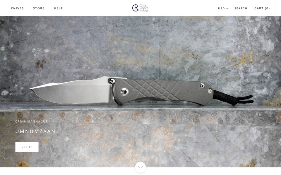 Chris Reeve Knives website