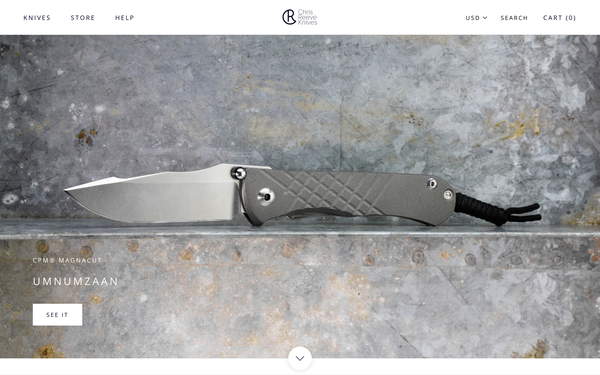Chris Reeve Knives screenshot