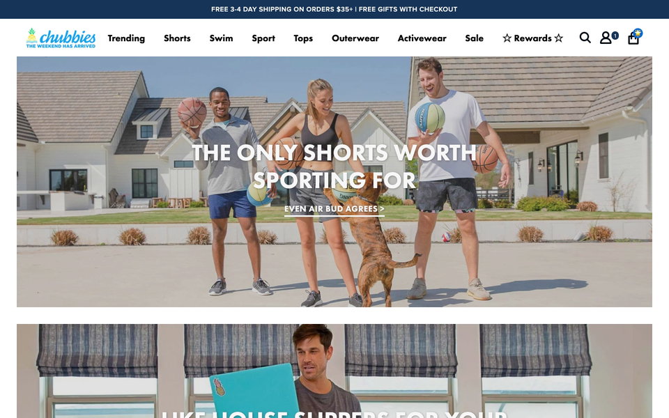 Chubbies website