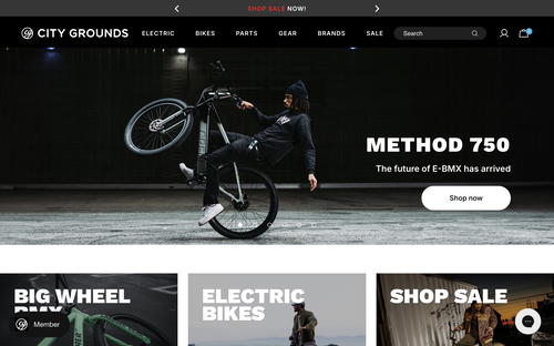 City Grounds website screenshot