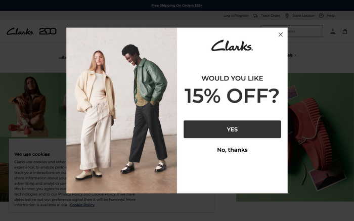 Clarks screenshot