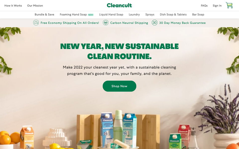 Cleancult website