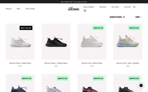 Clove website screenshot