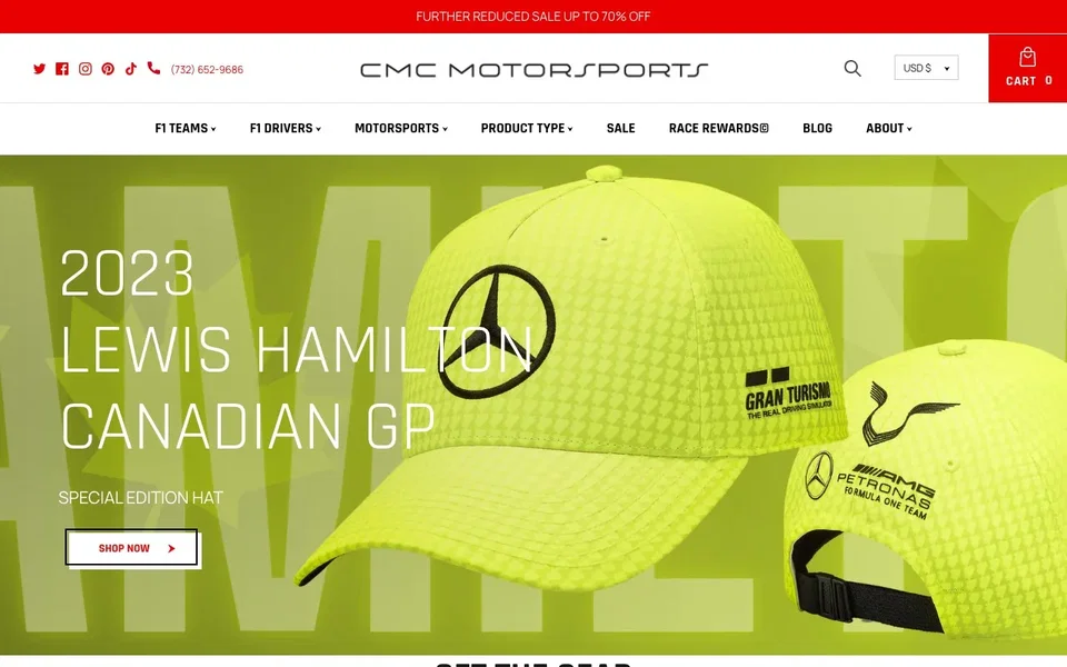 CMC Motorsports website