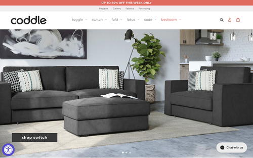 Coddle website screenshot