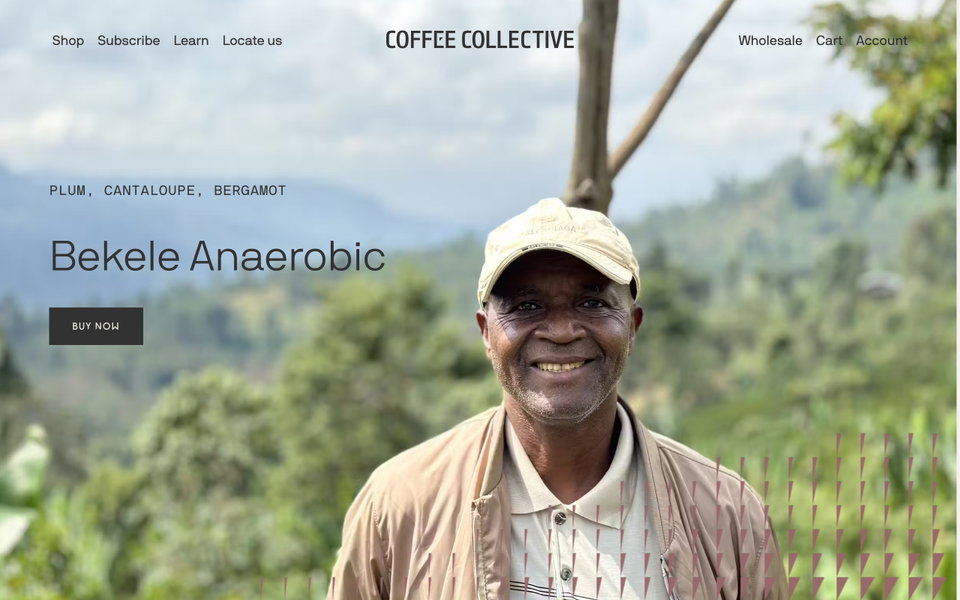 CoffeeCollective website