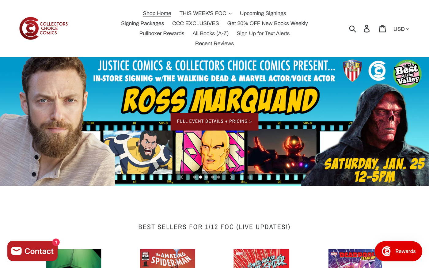 Collectors Choice Comics screenshot