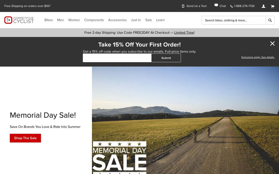 Competitive Cyclist website