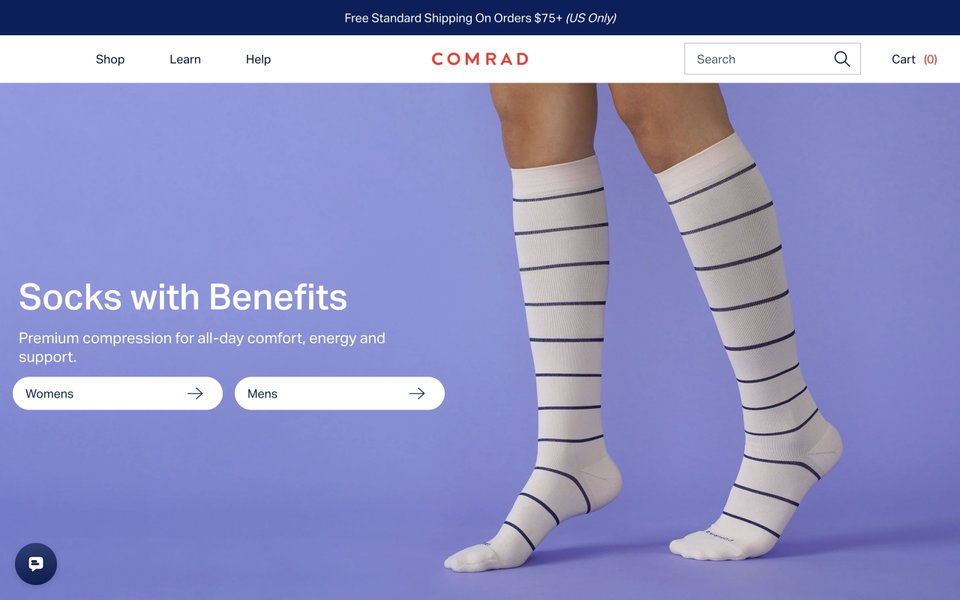 Comrad Socks website