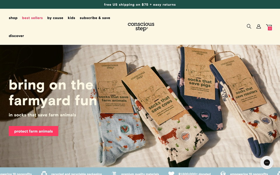 Conscious Step website