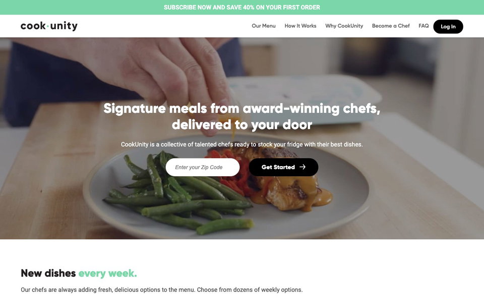 CookUnity website