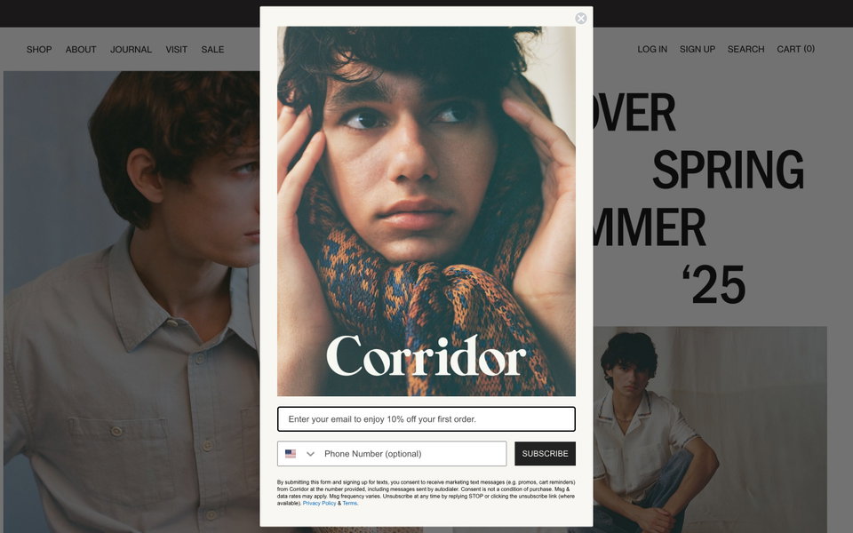 Corridor website