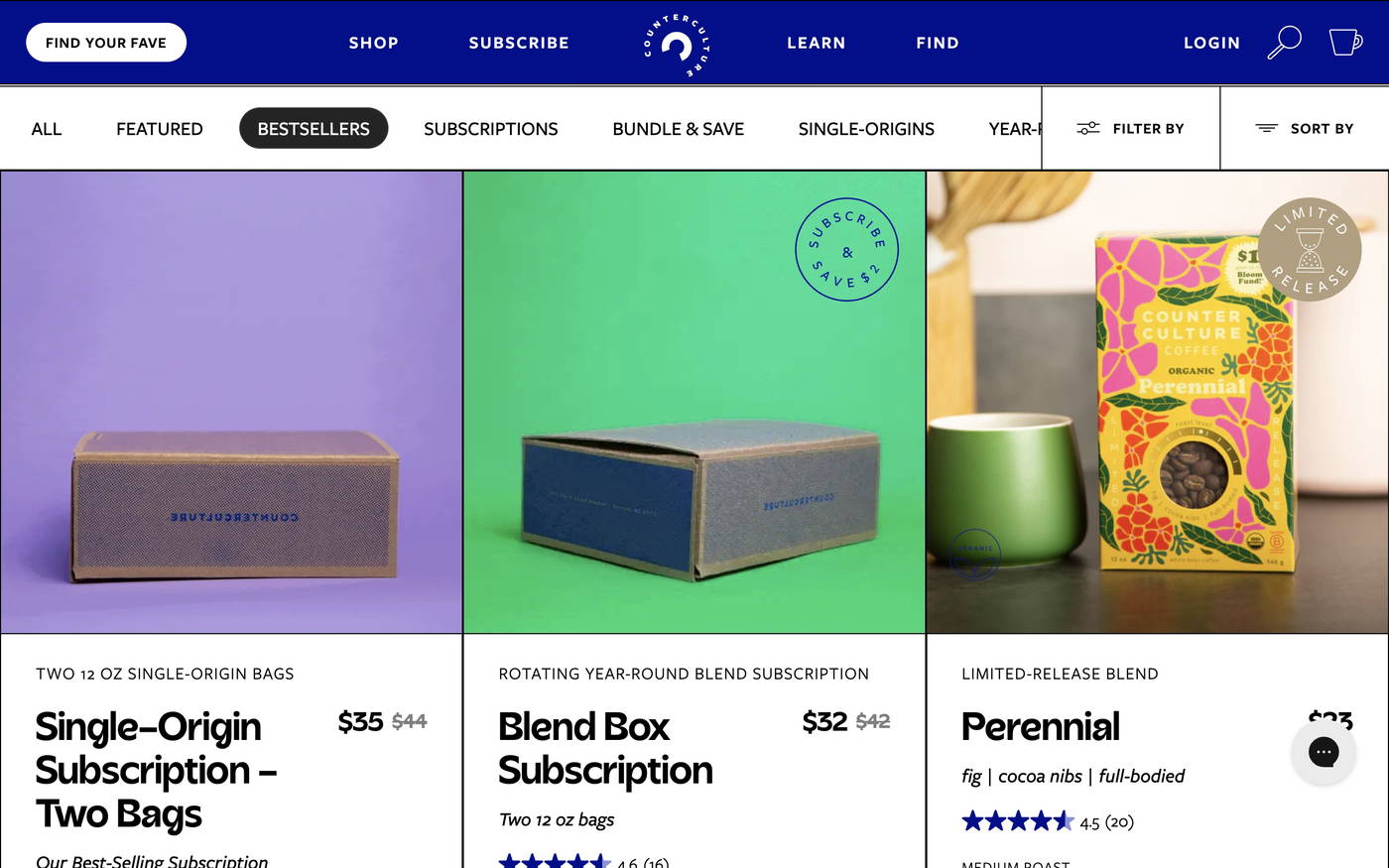 Counter Culture Coffee screenshot