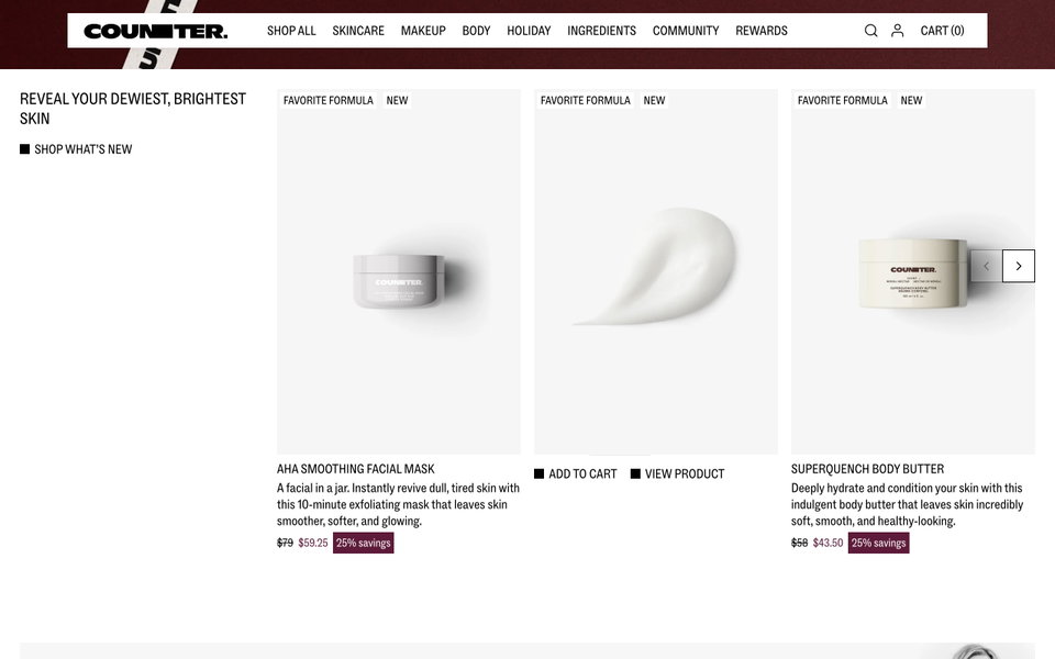 Counter website
